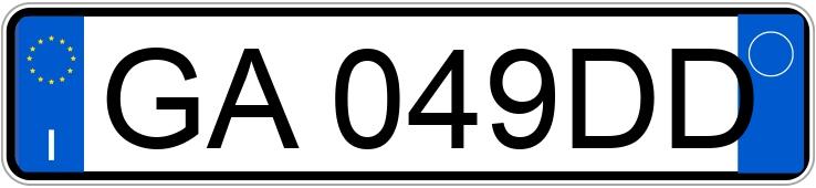 Numer rejestracyjny GA049DD posiada NISSAN Qashqai 2a serie