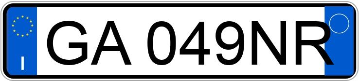 Numer rejestracyjny GA049NR posiada LANCIA Ypsilon 3a serie