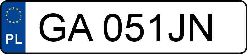 Numer rejestracyjny GA 051JN posiada PEUGEOT 508 HDI MR`11 E5 Active FAP Aut. - GA051JN