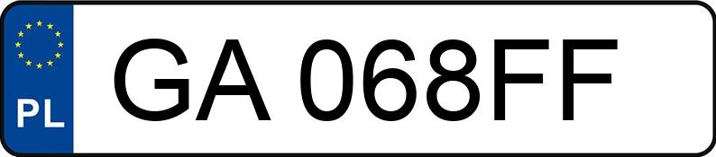 Numer rejestracyjny GA 068FF posiada SKODA FABIA - GA068FF Numer rejestracyjny GA 068FF posiada SKODA FABIA - GA068FF