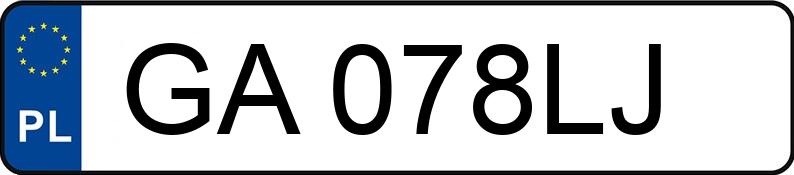 Numer rejestracyjny GA 078LJ posiada MG MG3 HYBRID+ - GA078LJ Numer rejestracyjny GA 078LJ posiada MG MG3 HYBRID+ - GA078LJ