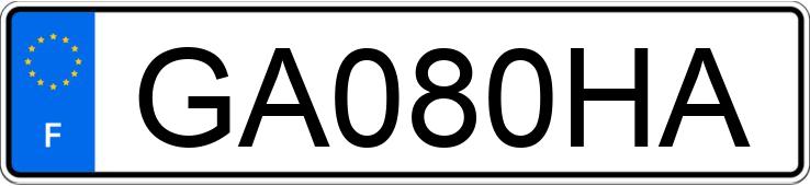 Numer rejestracyjny GA080HA posiada PEUGEOT 306