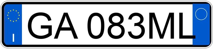 Numer rejestracyjny GA083ML posiada VOLKSWAGEN Polo 6a serie