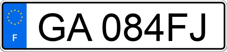 Numer rejestracyjny GA084FJ posiada HONDA JAZZ IV