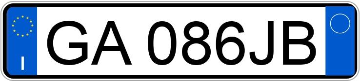 Numer rejestracyjny GA086JB posiada VOLKSWAGEN Touran 3a serie