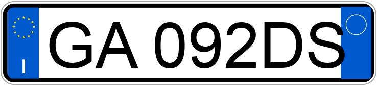 Numer rejestracyjny GA092DS posiada CITROEN C3 3a serie Numer rejestracyjny GA092DS posiada CITROEN C3 3a serie