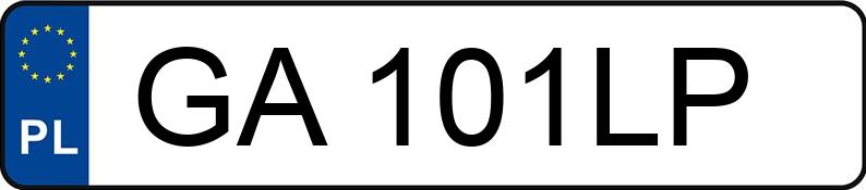 Numer rejestracyjny GA 101LP posiada SKODA OCTAVIA RS - GA101LP