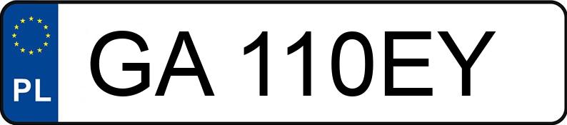 Numer rejestracyjny GA 110EY posiada VOLKSWAGEN Golf II 1.6 Diesel Kat. GL - GA110EY Numer rejestracyjny GA 110EY posiada VOLKSWAGEN Golf II 1.6 Diesel Kat. GL - GA110EY