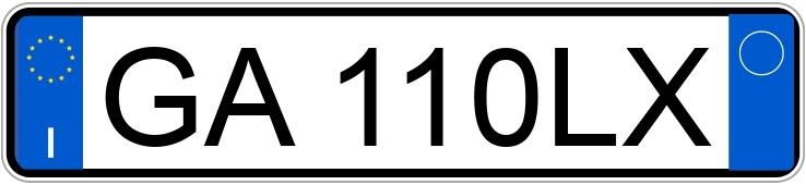 Numer rejestracyjny GA110LX posiada PORSCHE Macan