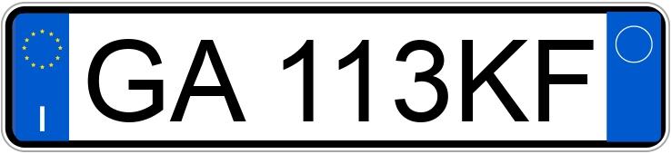 Numer rejestracyjny GA113KF posiada NISSAN Qashqai 2a serie Numer rejestracyjny GA113KF posiada NISSAN Qashqai 2a serie