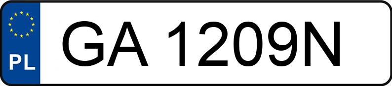 Numer rejestracyjny GA 1209N posiada BMW 520 2.0 KAT - GA1209N Numer rejestracyjny GA 1209N posiada BMW 520 2.0 KAT - GA1209N