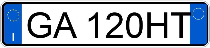 Numer rejestracyjny GA120HT posiada OPEL Corsa 6a serie Numer rejestracyjny GA120HT posiada OPEL Corsa 6a serie