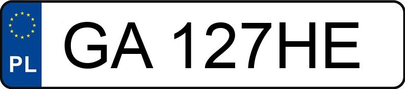Numer rejestracyjny GA 127HE posiada FIAT FIAT TIPO - GA127HE Numer rejestracyjny GA 127HE posiada FIAT FIAT TIPO - GA127HE
