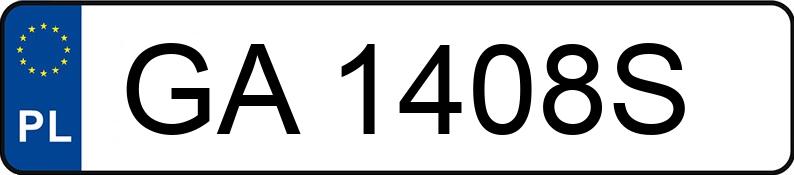 Numer rejestracyjny GA 1408S posiada HONDA Civic 1.8 MR`12 E5 Comfort - GA1408S Numer rejestracyjny GA 1408S posiada HONDA Civic 1.8 MR`12 E5 Comfort - GA1408S