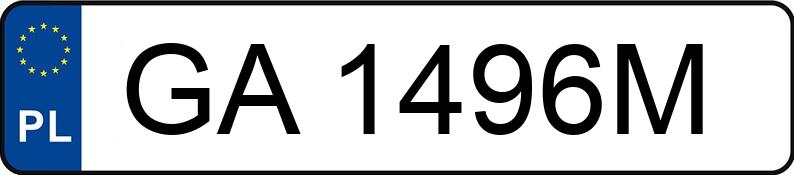 Numer rejestracyjny GA 1496M posiada TOYOTA Avensis Sedan 2.0 Diesel MR`03 E4 Luna - GA1496M Numer rejestracyjny GA 1496M posiada TOYOTA Avensis Sedan 2.0 Diesel MR`03 E4 Luna - GA1496M