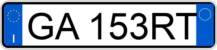 Numer rejestracyjny GA153RT posiada JEEP Renegade