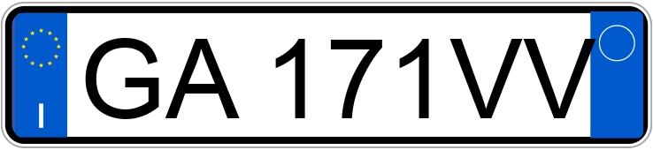 Numer rejestracyjny GA171VV posiada AUDI A4 5a serie