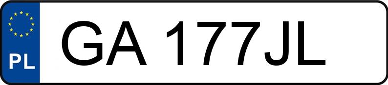 Numer rejestracyjny GA 177JL posiada SKODA OCTAVIA - GA177JL