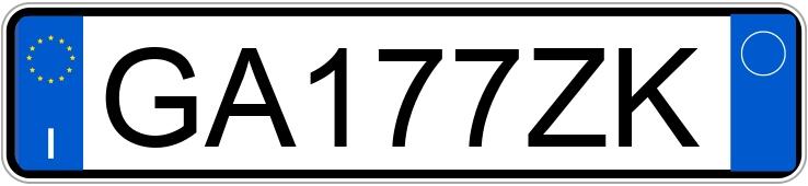 Numer rejestracyjny GA177ZK posiada FIAT 500X Numer rejestracyjny GA177ZK posiada FIAT 500X