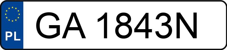 Numer rejestracyjny GA 1843N posiada TOYOTA Corolla Hatchback MR`04 E4 Terra - GA1843N Numer rejestracyjny GA 1843N posiada TOYOTA Corolla Hatchback MR`04 E4 Terra - GA1843N