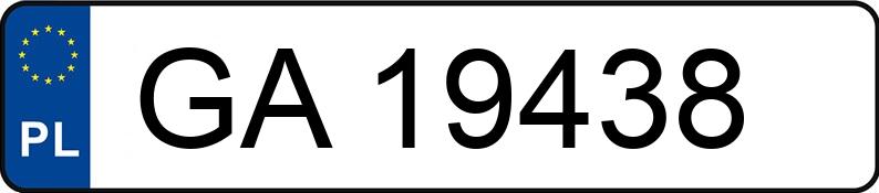 Numer rejestracyjny GA 19438 posiada FIAT SEICENTO - GA19438 Numer rejestracyjny GA 19438 posiada FIAT SEICENTO - GA19438
