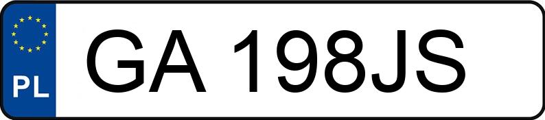 Numer rejestracyjny GA 198JS posiada MERCEDES-BENZ GLC 220 d MR`22 E6d X254 AMG 4Matic - GA198JS