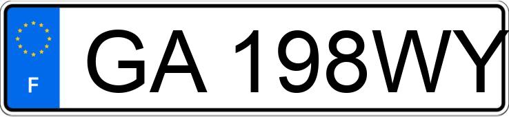 Numer rejestracyjny GA198WY posiada AUDI Q7 3.0 V6 TDI 272 AVUS