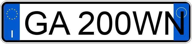 Numer rejestracyjny GA200WN posiada DACIA Duster 2a serie