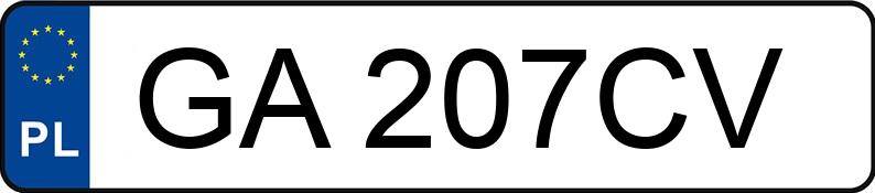 Registreringsnummeret GA 207CV har MERCEDES-BENZ C 220 CDI BlueEFFICIENCY MR`11 E5 204 C 220 CDI BlueEFFICIENCY MR`11 E5 204 - GA207CV