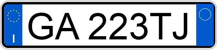 Numer rejestracyjny GA223TJ posiada AUDI Q7 2a serie