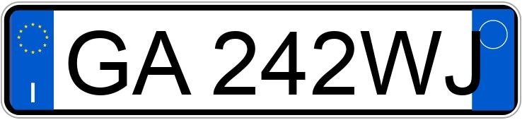 Numer rejestracyjny GA242WJ posiada SEAT Leon 3a serie