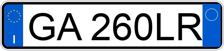 Numer rejestracyjny GA260LR posiada MITSUBISHI MITSUBISHI ECLIPSE CROSS