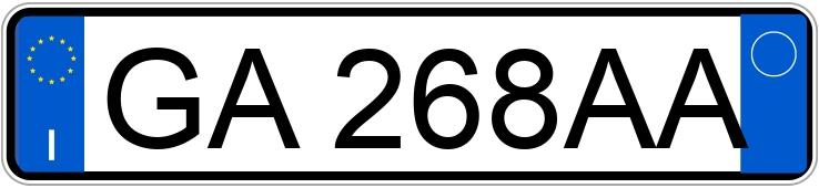 Numer rejestracyjny GA268AA posiada VOLKSWAGEN Caddy 4a serie Numer rejestracyjny GA268AA posiada VOLKSWAGEN Caddy 4a serie