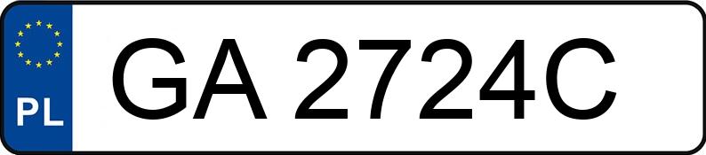 Numer rejestracyjny GA 2724C posiada OPEL ASTRA-G-CC - GA2724C Numer rejestracyjny GA 2724C posiada OPEL ASTRA-G-CC - GA2724C