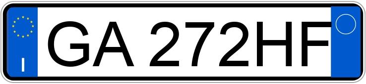 Numer rejestracyjny GA272HF posiada MITSUBISHI Space Star 2a serie Numer rejestracyjny GA272HF posiada MITSUBISHI Space Star 2a serie