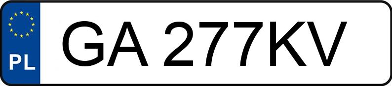 Numer rejestracyjny GA 277KV posiada RENAULT ARKANA - GA277KV