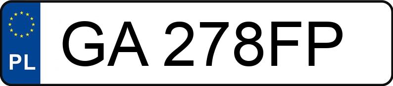 Numer rejestracyjny GA 278FP posiada AUDI A1 2.0 TDi MR`10 E5 8X Ambition - GA278FP Numer rejestracyjny GA 278FP posiada AUDI A1 2.0 TDi MR`10 E5 8X Ambition - GA278FP