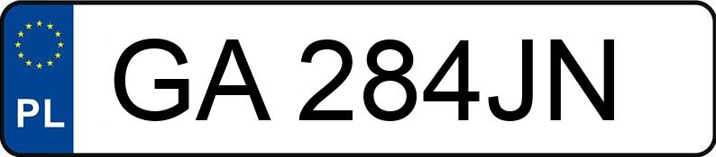 Numer rejestracyjny GA 284JN posiada PEUGEOT 207 1.6 MR`06 E4 Sporty 120 - GA284JN Numer rejestracyjny GA 284JN posiada PEUGEOT 207 1.6 MR`06 E4 Sporty 120 - GA284JN