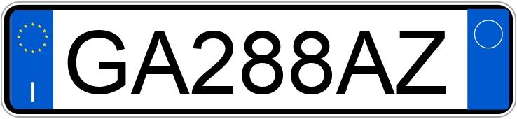 Numer rejestracyjny GA288AZ posiada TOYOTA RAV4 3a serie