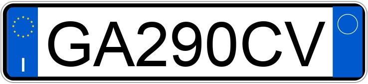 Numer rejestracyjny GA290CV posiada LANCIA Ypsilon 3a serie Numer rejestracyjny GA290CV posiada LANCIA Ypsilon 3a serie