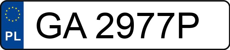 Numer rejestracyjny GA 2977P posiada RENAULT Kangoo II MR`11 E5 Oasis 2 105 - GA2977P Numer rejestracyjny GA 2977P posiada RENAULT Kangoo II MR`11 E5 Oasis 2 105 - GA2977P