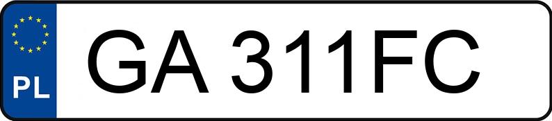 Numer rejestracyjny GA 311FC posiada MINI COUNTRYMAN COOPER SE ALL4 - GA311FC Numer rejestracyjny GA 311FC posiada MINI COUNTRYMAN COOPER SE ALL4 - GA311FC