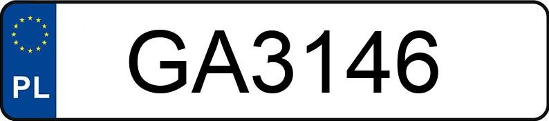 Numer rejestracyjny GA 3146 posiada BMW Enduro F 800 GS - GA3146