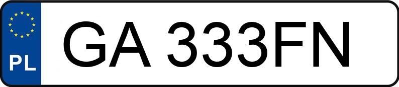 Numer rejestracyjny GA 333FN posiada BMW 220D XDRIVE - GA333FN