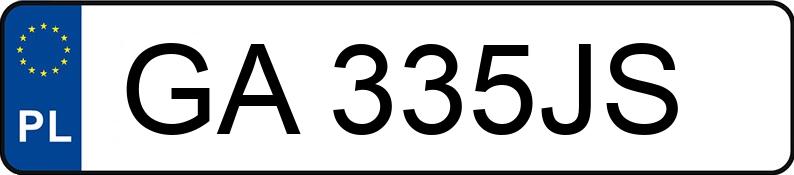 Numer rejestracyjny GA 335JS posiada OPEL CORSA-E - GA335JS
