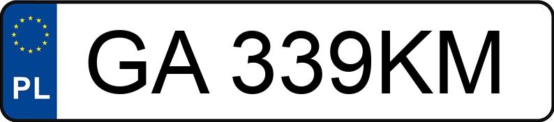 Numer rejestracyjny GA 339KM posiada MERCEDES-BENZ 519 Sprinter CDI MR`18 E6 3.5t 519 Sprinter CDI MR`18 E6 3.5t - GA339KM
