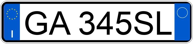 Numer rejestracyjny GA345SL posiada CITROEN C3 3a serie