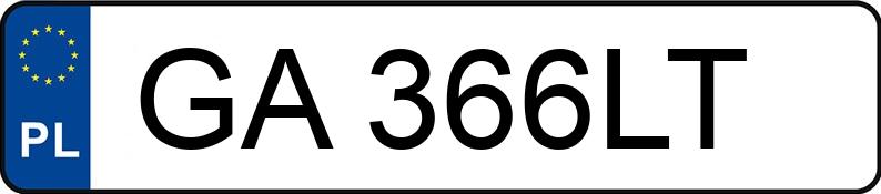 Numer rejestracyjny GA 366LT posiada BMW MINI - GA366LT Numer rejestracyjny GA 366LT posiada BMW MINI - GA366LT