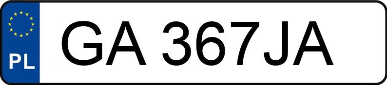 Numer rejestracyjny GA 367JA posiada PEUGEOT 508 SW HDI MR`14 E6 Active S&S - GA367JA