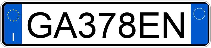 Numer rejestracyjny GA378EN posiada VOLKSWAGEN Golf 7a serie Numer rejestracyjny GA378EN posiada VOLKSWAGEN Golf 7a serie